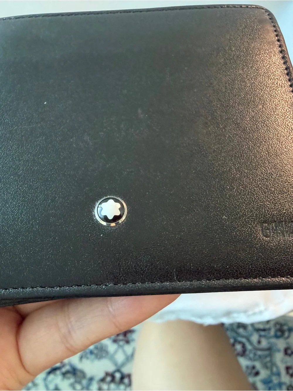 Montblanc Black Leather MEISTERSTÜCK WALLET 12CC